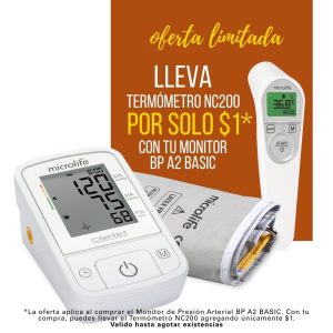 Oferta Limitada Tensiometro BP A2 BASIC + Termometro NC200